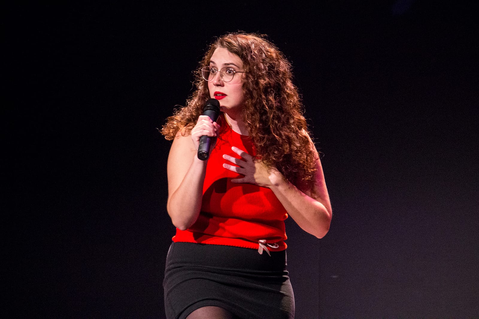 Irene Francolí en el escenario